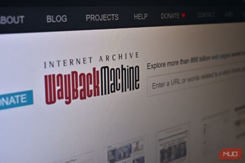 the Wayback Machine to browse and archive websites