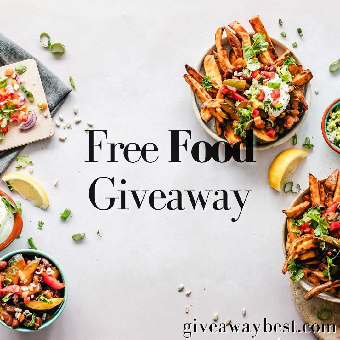 Free Food Giveaway Today Near Me