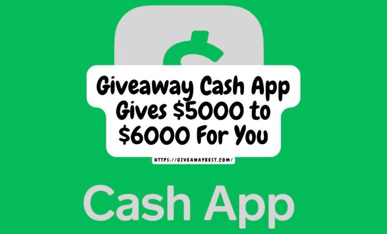 Giveaway Cash App