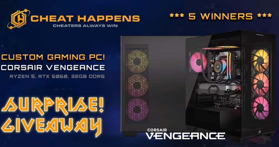 Cheat Happens: Corsair Vengeance PC Giveaway